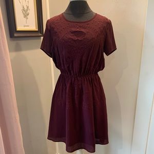 Burgundy Dress